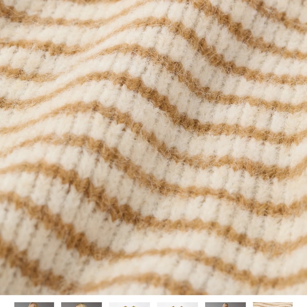 Women’s American Eagle Soft Striped Sweater - Picture 3 of 5